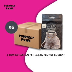 PURRFECTPAWS 1.5MM Ultra Thin/Premium Quality/Natural Tofu Cat Litter Sand 2.5KG/6L Pasir Kucing