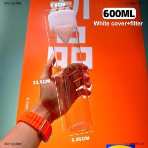 [COD] xiangshun Cold Brewed Tea Water Bottle Filter Water Cup Portable For Outings Milk Tea Fruit Juice Drinking Cup Home Transparent Gift