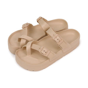 Free Shipping New Thick-Soled Wedge Sandals EVA Platform Sandals CoupleS Sandals WomenS Summer Soft-Soled Sandals