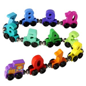 JOOKID Magnetic Digital Train Toy Early Education Toys For Kids Boys Girls Gifts