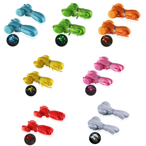 Illuminated LED Shoe Laces Upgrade Color Changing LED Shoelaces 110cm Long Flat Shoe Laces for Men Women Running Cycling