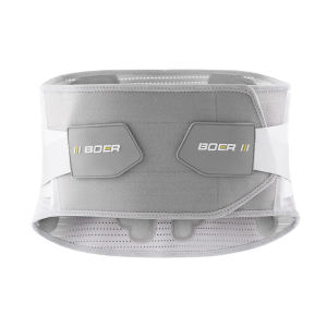 Boer Back Brace for Men and Women Back Support Belt Relief Lower Back Pain Herniated Disc Sciatica Scoliosis Breathable Mesh Lumbar Support Belt with 4 Reinforced Steel Bones