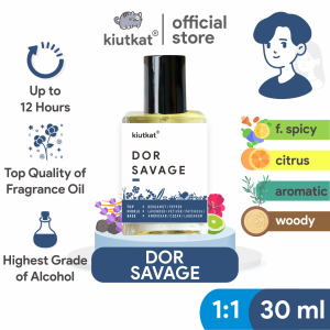 DOR SAVAGE by KIUTKAT - Parfum Pria Original Isi 30ml | Searah DOR - SAVAGE