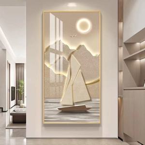 luxury Wall decor Mural Modern Home Decor Framed Canvas Art for Living Room painting Entrance Porch