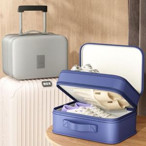 STVML ความจุขนาดใหญ่ กระเป๋าใส่รองเท้าเดินทาง แบบพกพา ป้องกันฝุ่น กระเป๋าเก็บรองเท้า หลายฟังก์ชัน ป้องกันเชื้อรา ที่จัดระเบียบกระเป๋าเดินทาง สำหรับบ้าน