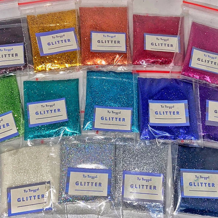 Serbuk GLITTER 20gr 20 gr Varian Powder Bubuk Gliter Warna Warni Eceran
