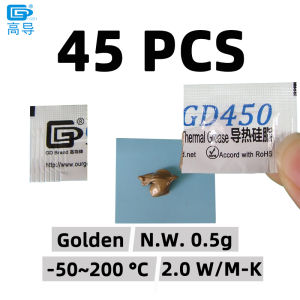 GD900 Mini Bag Packaging Thermal Paste Grease Thermal Compound Silicone 0.5g For CPU GPU Printer Heat Sink Cooling Cooler