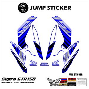 Stiker striping supra x gtr 150 - winner 150 grafis variasi 023