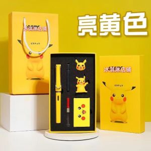 Lamy Hunter Pikachu pen cartoon gift box high-end student specific pen for practicing calligraphy (Free carving)
