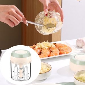 NGFINV5 Hand-Operated Vegetable Grinder Household Multi-Function Garlic Grinder Kitchen Gadget Multifunctional Mini Food Processor Kitchen Use