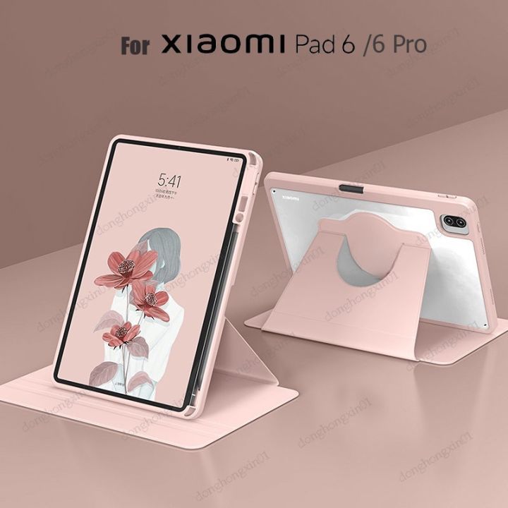 Rotation Case Xiaomi Pad 6 5 Pro Cover Pen Pencil Holder - Temu