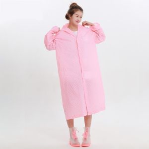 Jas Hujan Eva Motif Fashion Korea Style TC56 Model Terusan Dewasa jadikan Dirimu berkilau