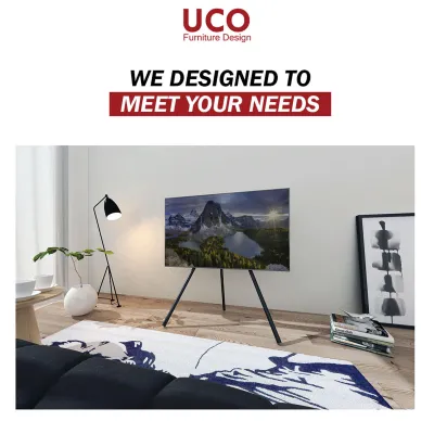 UCO METAL LEG TV STAND WITH BRACKET