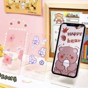 Tempat Tatakan Stand Handphone Hp Bening Dengan Bentuk Unik Dan Lucu 0Q65