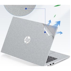 Sticker Laptop HP Matte SILVER Sides Skin 14 15.6 13 Inch Case HP Pavilion ELITEBOOK 8470P EliteBook 820 735 850 G3 650 G2 745 pro 4411s Folio 9470M 9470M 9480m