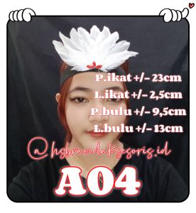 (1PCS) BANDO BULU MERAH PUTIH / MAHKOTA BULU HUT RI 17 AGUSTUS / BANDO POM-POM BULU ELASTIS / BANDANA BULU DIRGAHAYU HUT RI / IKAT KEPALA BULU TARI KARNAVAL / BBP9925