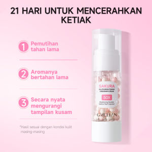 GMEELAN 2PCS KITS Krim Pemutih Ketiak Sakura 30g+Sakura Gunta Deodorant Spray 50ml / GMEELAN Sakura cream /  GMEELAN Deodorant Spray
