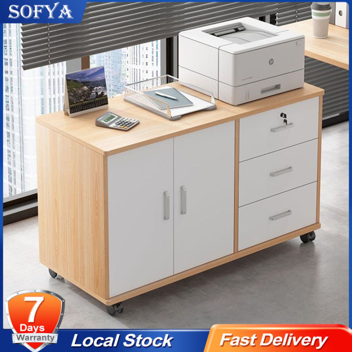 Sofya Office Woodiness With Lock File Move Storage