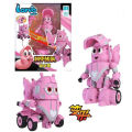 1pcs Cute Animal Robot Larva Figures Assembly Toys Transformation Robot Mecha Car Action Figure Birthday Gift For Children. 