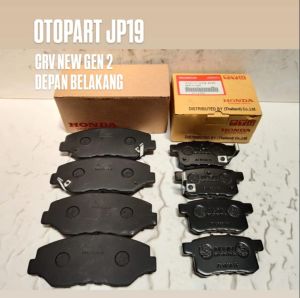BRAKE PAD NEW CRV GEN 2 KAMPAS REM SET DEPAN BELAKANG NEW CRV GEN 2