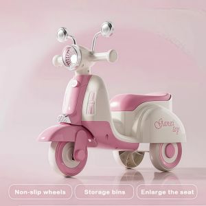 with Music Light Children Balance Motorcycle Three Wheels Multifunction Balance Scooters Cartoon Baby Bike Kids Ride