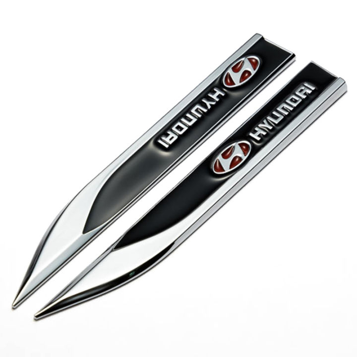 Car Body Exterior Decoration Blade Decal Stickers 3D Metal Modified ...