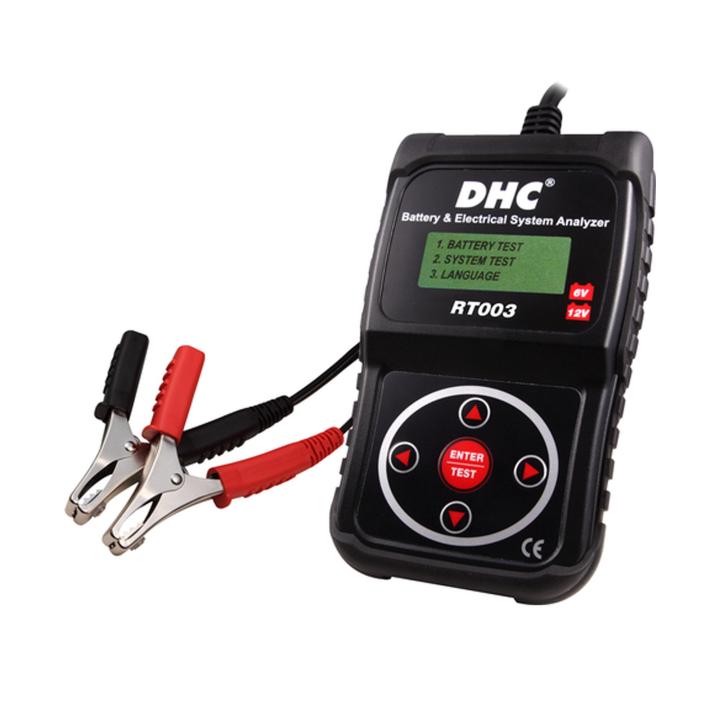 DHC RT003 Digital Battery Tester & Electrical System Analyzer ...