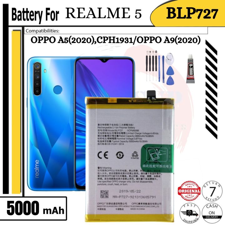 REALME BLP727 battery replacepment for REALME OPPO A5(2020