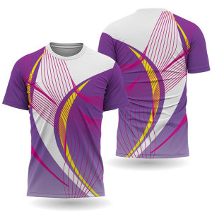 [Local Stock] VCC Simple Geometric Graphic Sports T Shirts Summer Casual Streetwear Fashion 3D Printing Men Women T-shirts Loose Fitness Tees Tops