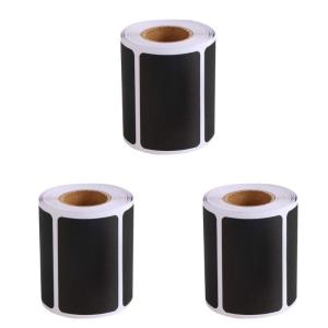 สติกเกอร์ป้ายฉลากแบบกระดานดำใช้ซ้ำได้360/900ชิ้นสำหรับที่ใส่ขวดโหลสติ๊กเกอร์กระดานดำกันน้ำสำหรับที่เก็บเครื่องครัว