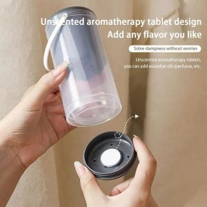 LCHGNA Reusable Dehumidification Box Hanging Anti-Mold Moisture Absorber Portable Strong Water Absorption Effect Water Dehumidifier Clothes