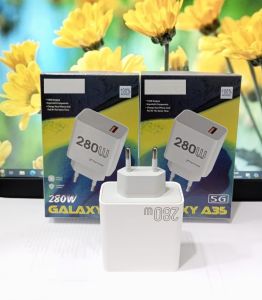 Batok Adapter SAM GALXY A35 5G 280W Fast Charger Support Fast Charging