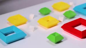 Magic Pyramid Building Blocks Set Stacking Blocks Toy for Kids. Educational STEM Toys. Gifts for boys girls. HEYBABE.