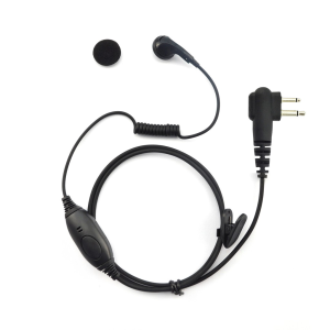 For Motorola GP88 GP300 Two-Way Radios 2 Pin Earbuds Interphone Earpiece with Mic PTT Earphone Headset HandsFree Headphone
