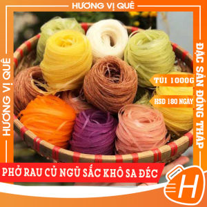 Phở Rau Củ Ngũ Sắc Khô Sa Đéc - Túi 1000g - Đặc Sản Đồng Tháp