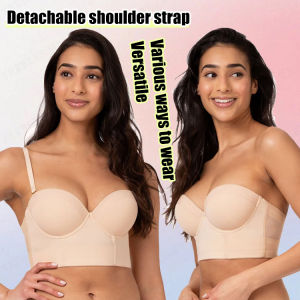 W Fashionable Functional Backless Adjustable Shoulder Straps Bra for Night Out