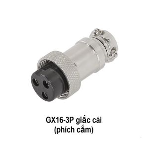 Bộ Đầu nối đực cái GX16-2345678910 chân - giắc cắm đực cái GX16 vỏ mạ niken