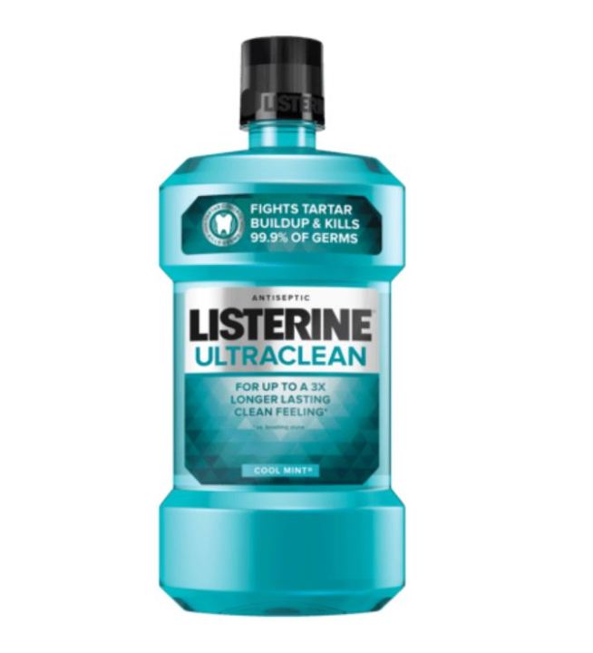 Listerine Ultra Clean Antiseptic Mouthwash, Cool Mint , 1.5 Liter