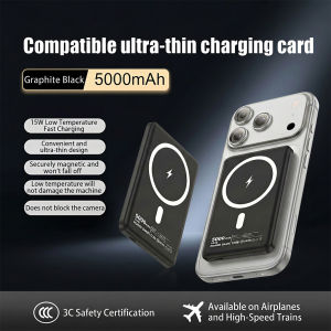 3C Certification LYNXZ 5000mAh Magnetic PowerBank Wireless Power Bank Fast Portable Charger Universal for Android and iOS