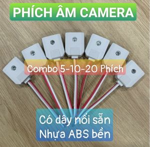 [COMBO 20 Cái] Phích âm liền dây lỗ tròn phích dương chuyên lắp cho camera