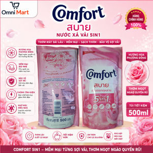 Nước Xả Vải Comfort Thái Lan 500ml Chính Hãng - Lưu Hương Lâu Mềm Vải (Lẻ 1 Túi / Combo Tiết Kiệm)