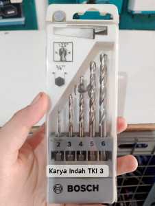 Bosch Mata Bor Hex Hexagon Shank 2-6mm Besi Kayu u/ IXO Impact Driver Mata Bor 2mm-6mm Bosch