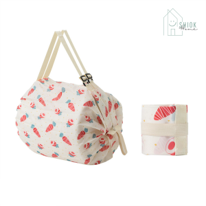🇸🇬 Ready Stock Foldable Eco-Friendly Shopping Bag Grocery Tote Supermarket Travel Outdoor Recyclable Reuseable Shoulder