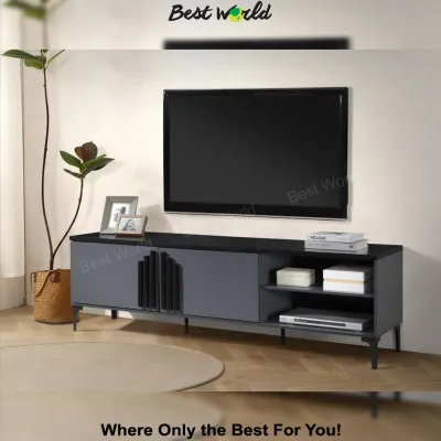 PHILIP 6ft TV Cabinet - RZ 1024-TV (Grey + Black / White + Black)