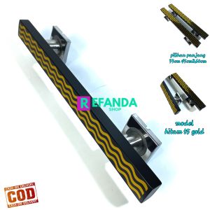 gagang tarikan pegangan pintu rumah minimalis panjang 33cm 45cm dan 60cm bahan stainless steel untuk pintu depan dan kamar