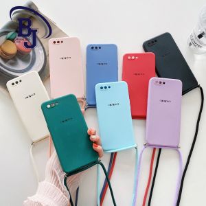 BJA Case Casing Sling Candy Macaroon Premium tali lanyard Casing OPPO A1K C2 A3S C1 A5S A12 f9 A11 A7 A15 A15S A31 A8 A37 NEO 9 NEO 7 A33 A57 A39 A71 A83 F1S A59 F5 F7 F11 [SO]
