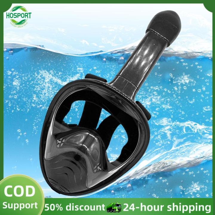 【HOSPORT】Kids Full Face Snorkel Mask with Camera Mount Snorkeling Gear ...