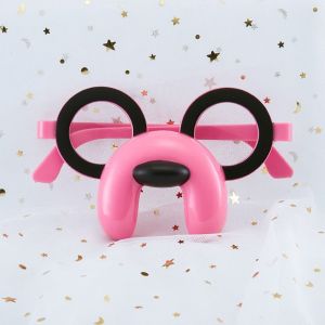 YUDESHUI 2D Kính dự tiệc Phụ Kiện Trang Trí Tự Làm Chó con hoạt hình Kính Halloween Sự lạ Nhựa Kính vui nhộn Đồ dùng cho tiệc lễ hội