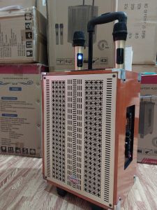 Loa Kéo Karaoke bluetooth Partybox ONTEKCO 8212 - đèn Led RGB loa kéo kèm 02 micro sóng UHF chống rú dít tốt