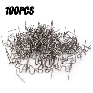 200ชิ้นลวดเย็บกระดาษลูกคลื่นสำหรับกันชนรถยนต์เหล็กเครืองมือซ่อมโทรศัพท์รูปตัวเอสเชื่อมพลาสติกร้อนที่เย็บกระดาษความร้อนเครื่องมือแก้ไขแตก